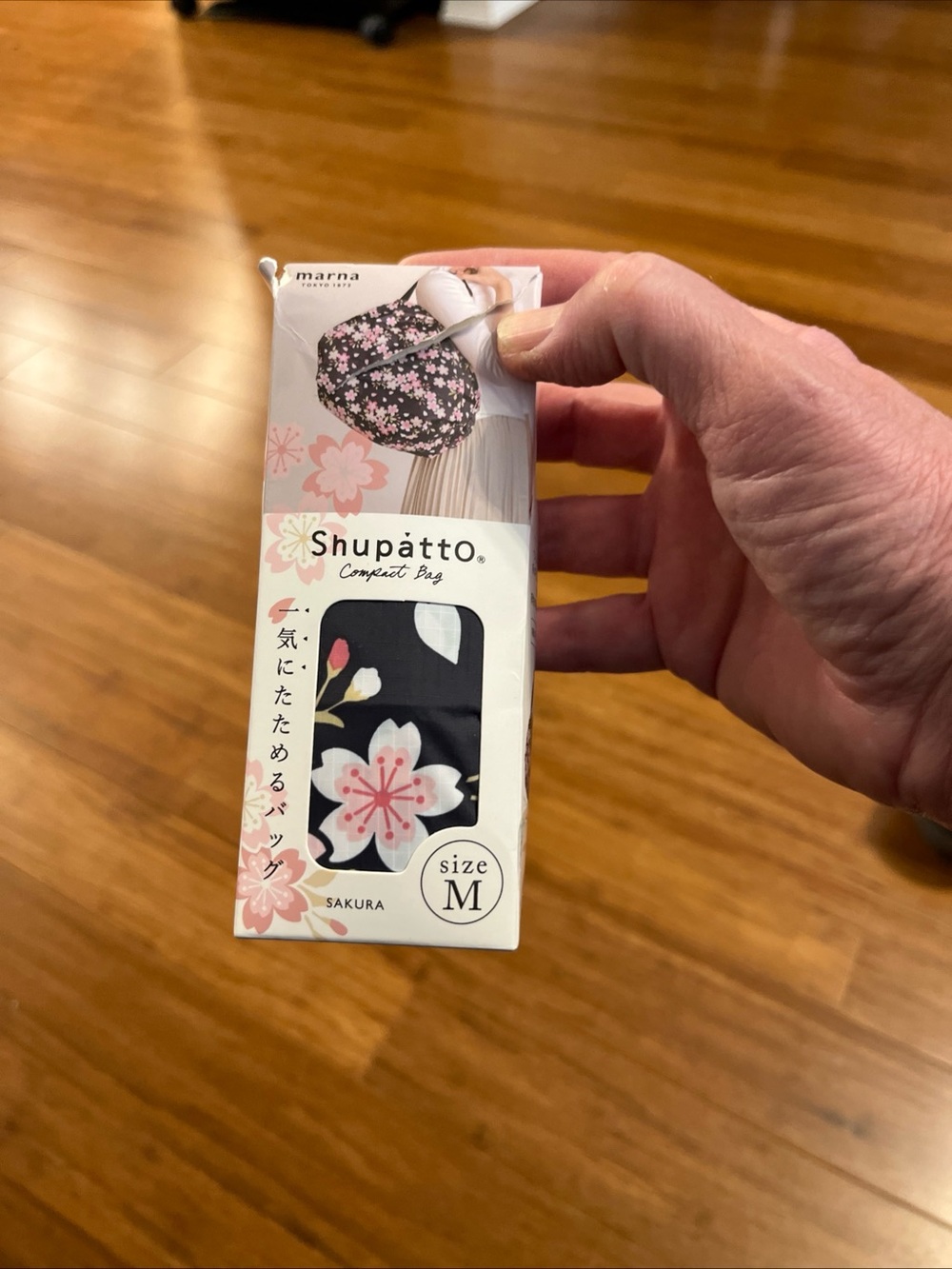 MARNA Shupatto Compact Bag M Cherry blossom M Size Japanese Eco Bag S464SA570